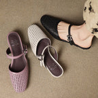 Lou | Mules Traforate con Cinturino