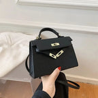Janna | Elegante borsa a tracolla in stile Kelly