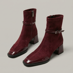 Romany | Stivaletti Eleganti in Eco-Suede con Tacco Medio