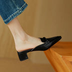 Marcella | Mules a Punta con Fiocco