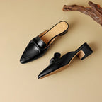 Marcella | Mules a Punta con Fiocco