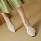 Marcella | Mules a Punta con Fiocco