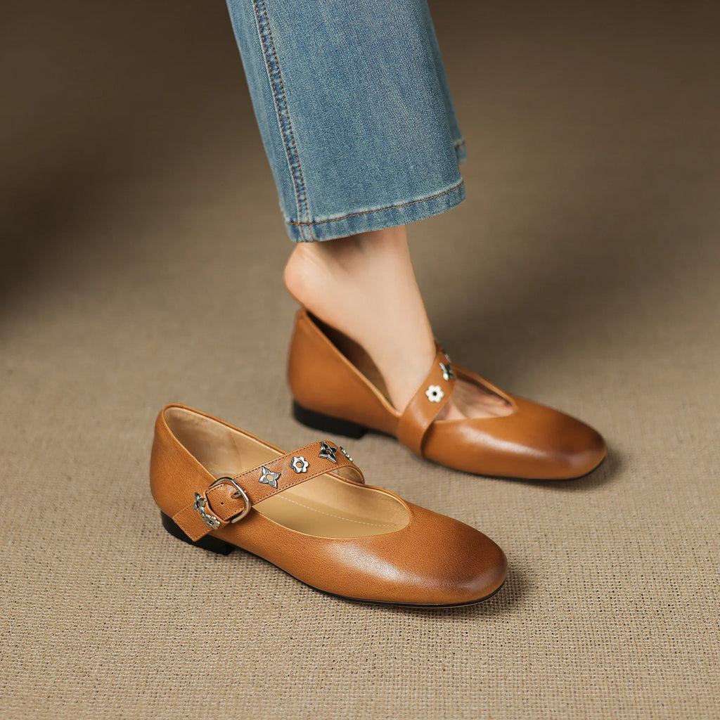 Kylen | Ballerine Mary Jane con Borchie