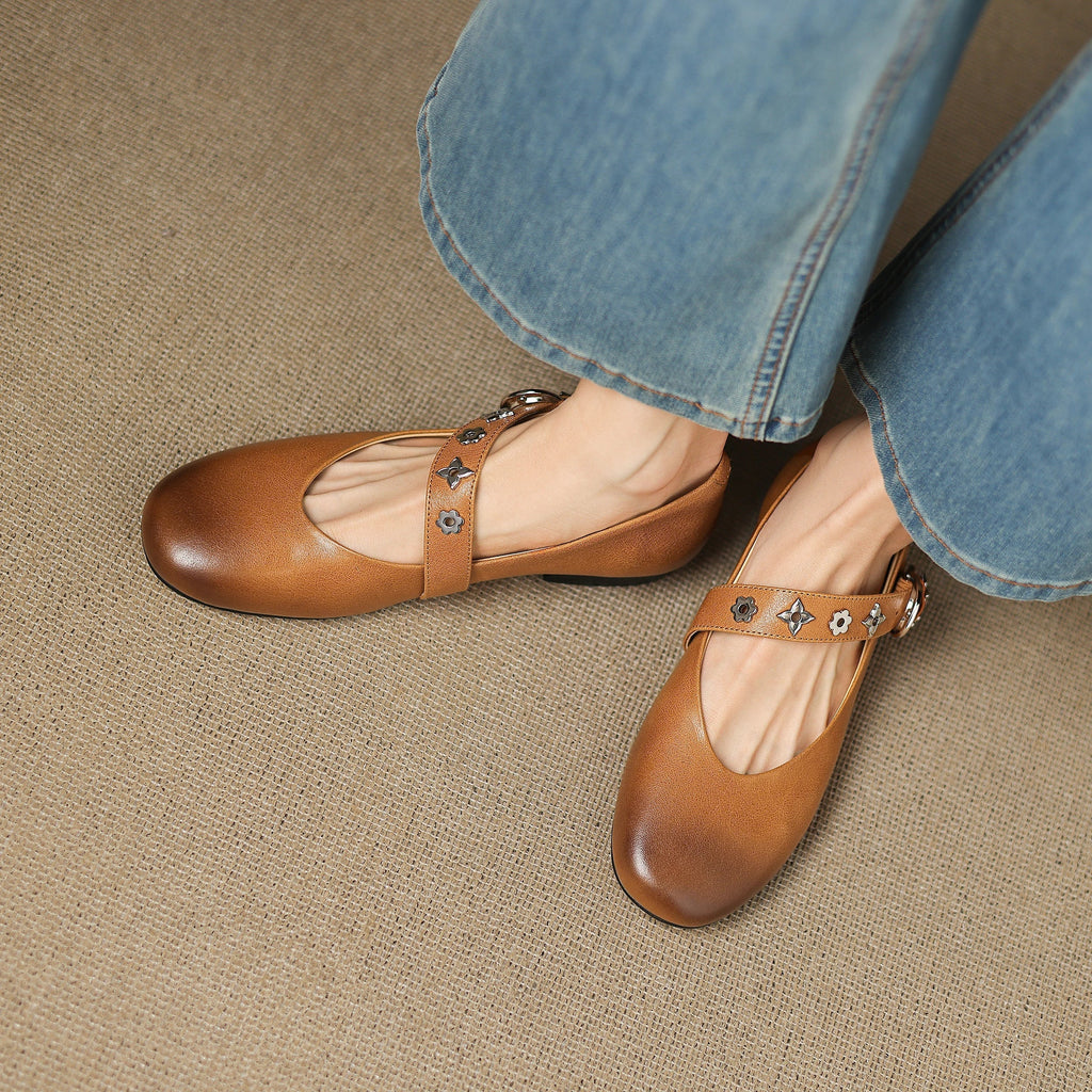 Kylen | Ballerine Mary Jane con Borchie