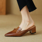 Marcella | Mules a Punta con Fiocco