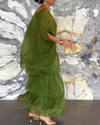 Ortensia | Abito Maxi Eleganza a Balze