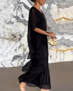 Ortensia | Abito Maxi Eleganza a Balze
