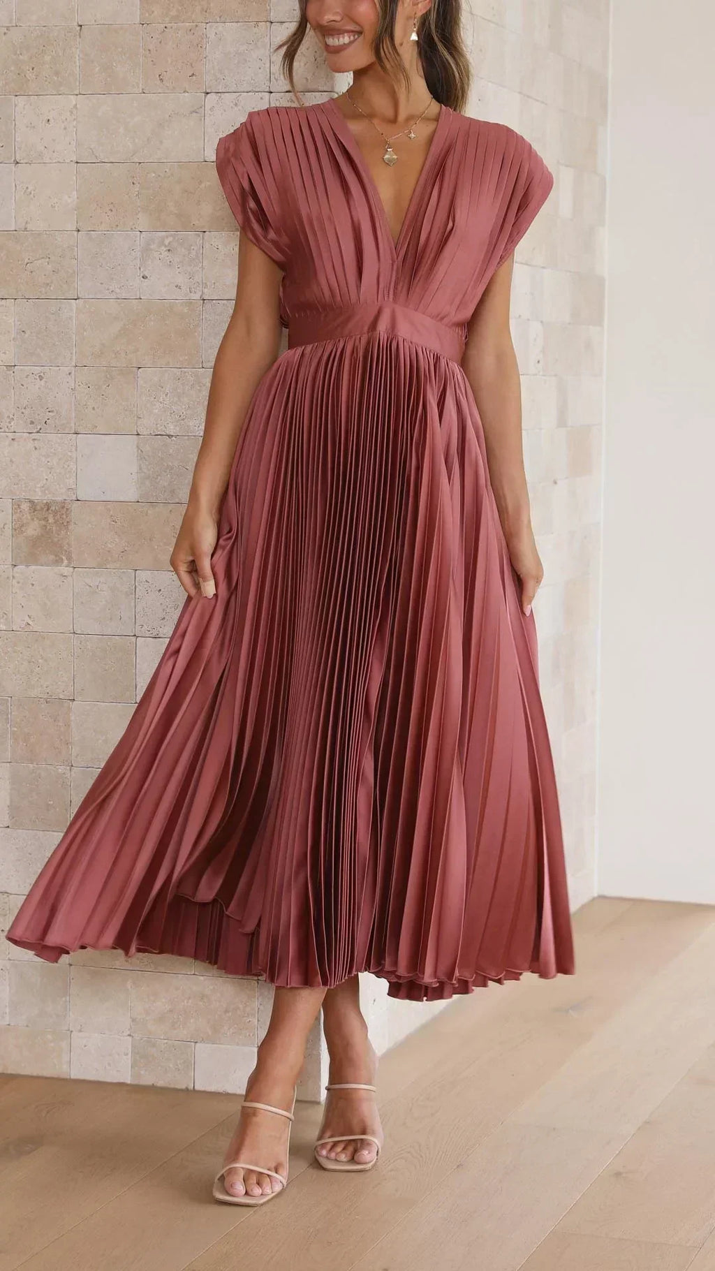 Isla | Abito plissé elegante