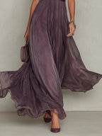 Ashley | Vestito Maxi Chiffon Vintage Elegante