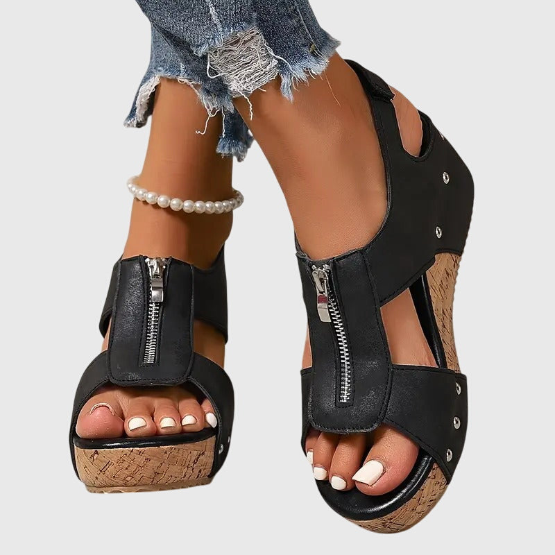 Samira | Sandali Comfort con Zip