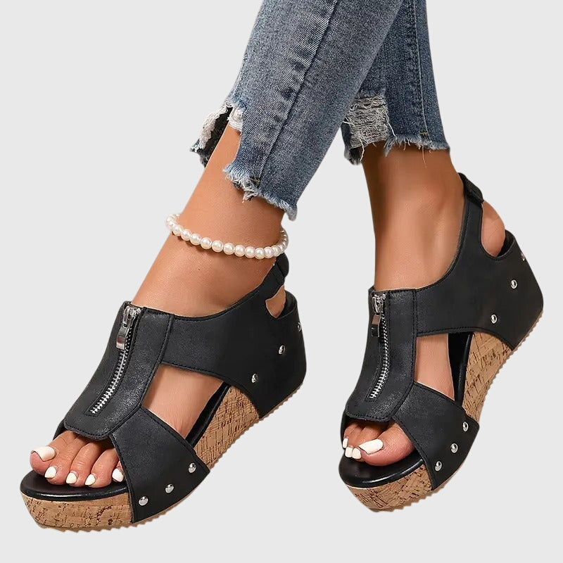 Samira | Sandali Comfort con Zip