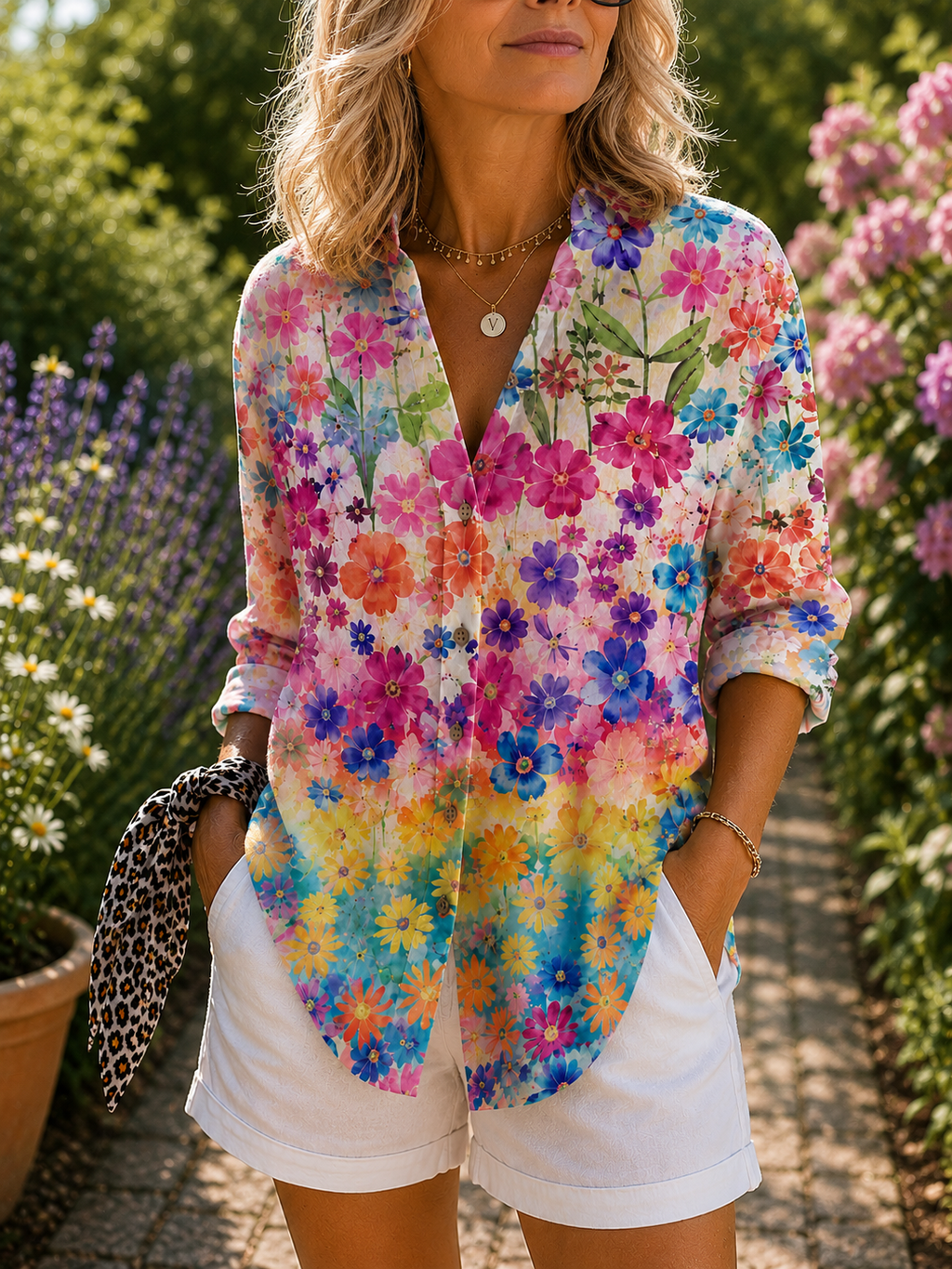 Elvira | Blusa Floreale Acquerello