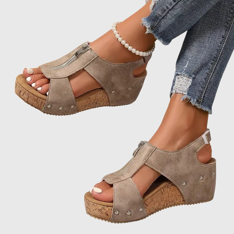 Samira | Sandali Comfort con Zip