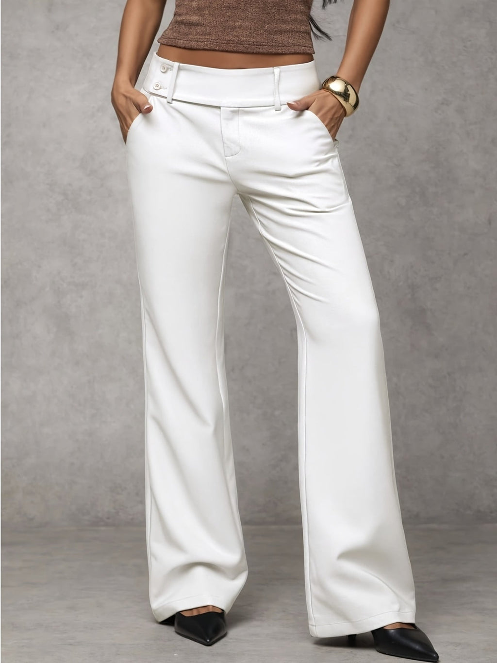 Nicole | Pantaloni Ampi Eleganti