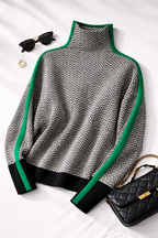 Helena | Maglione a righe a contrasto
