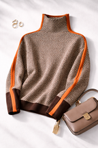 Helena | Maglione a righe a contrasto