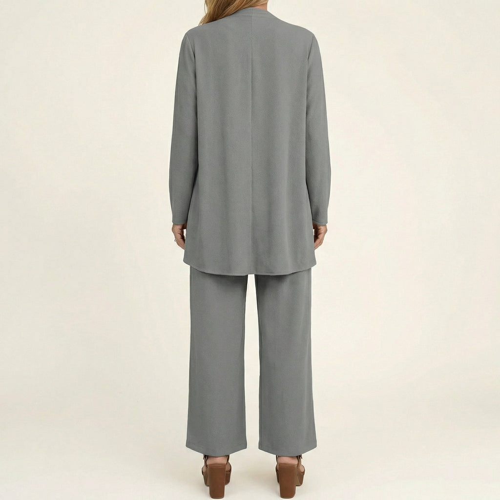 Clarissa | Completo Tre Pezzi con Pantaloni Ampi