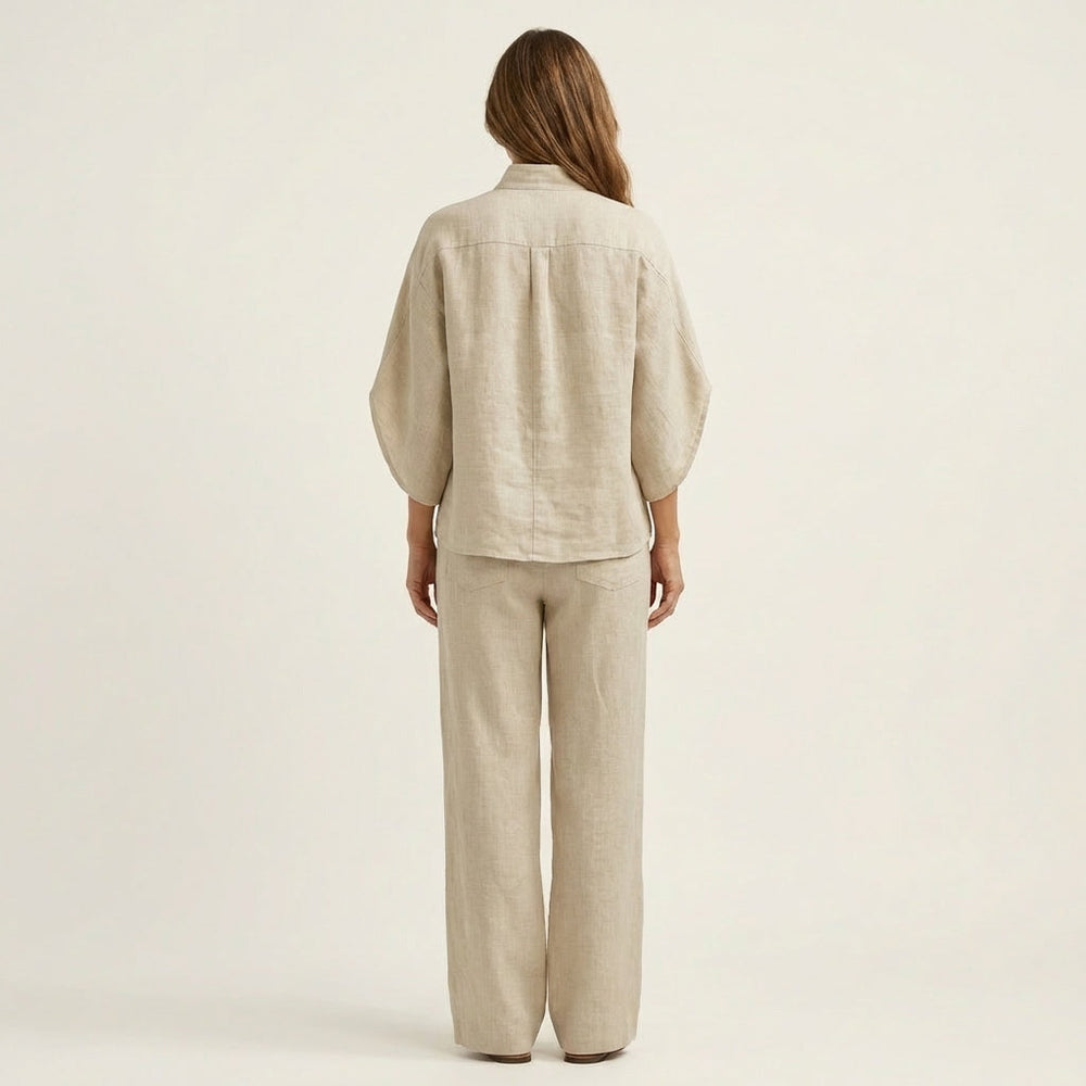 Fabiana | Completo Due Pezzi con Pantaloni Ampi