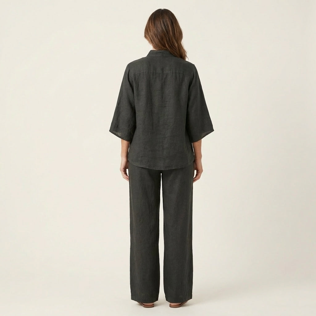 Fabiana | Completo Due Pezzi con Pantaloni Ampi