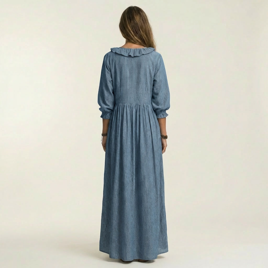 Anita | Abito Maxi con Rouches