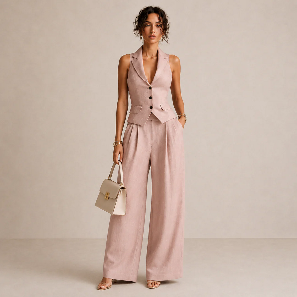 Daniela | Completo Due Pezzi con Gilet Elegante