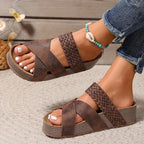 Valentine | Sandali Platform con Fasce Incrociate