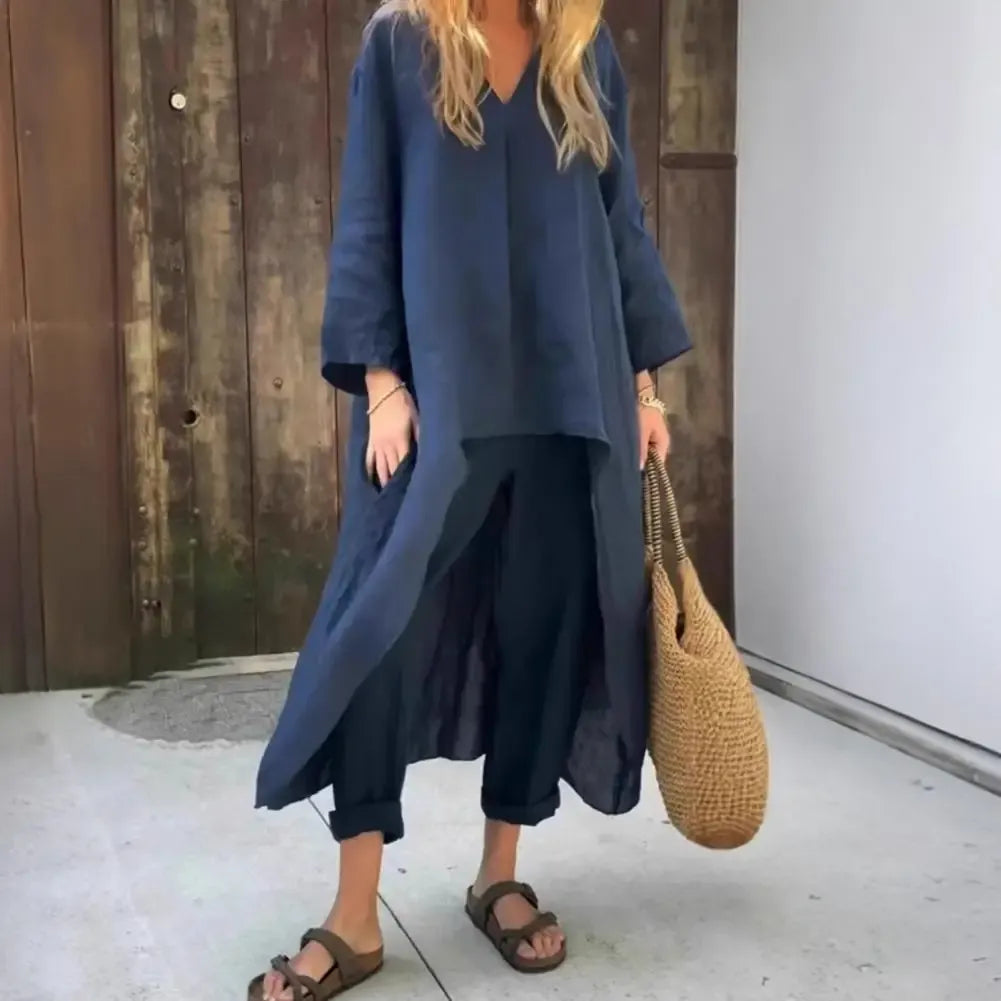 Nicole | Completo Elegante con Tunica e Pantaloni