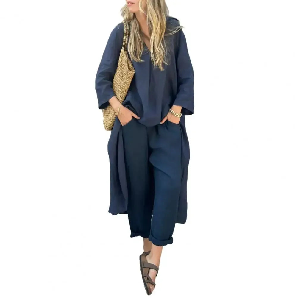 Nicole | Completo Elegante con Tunica e Pantaloni