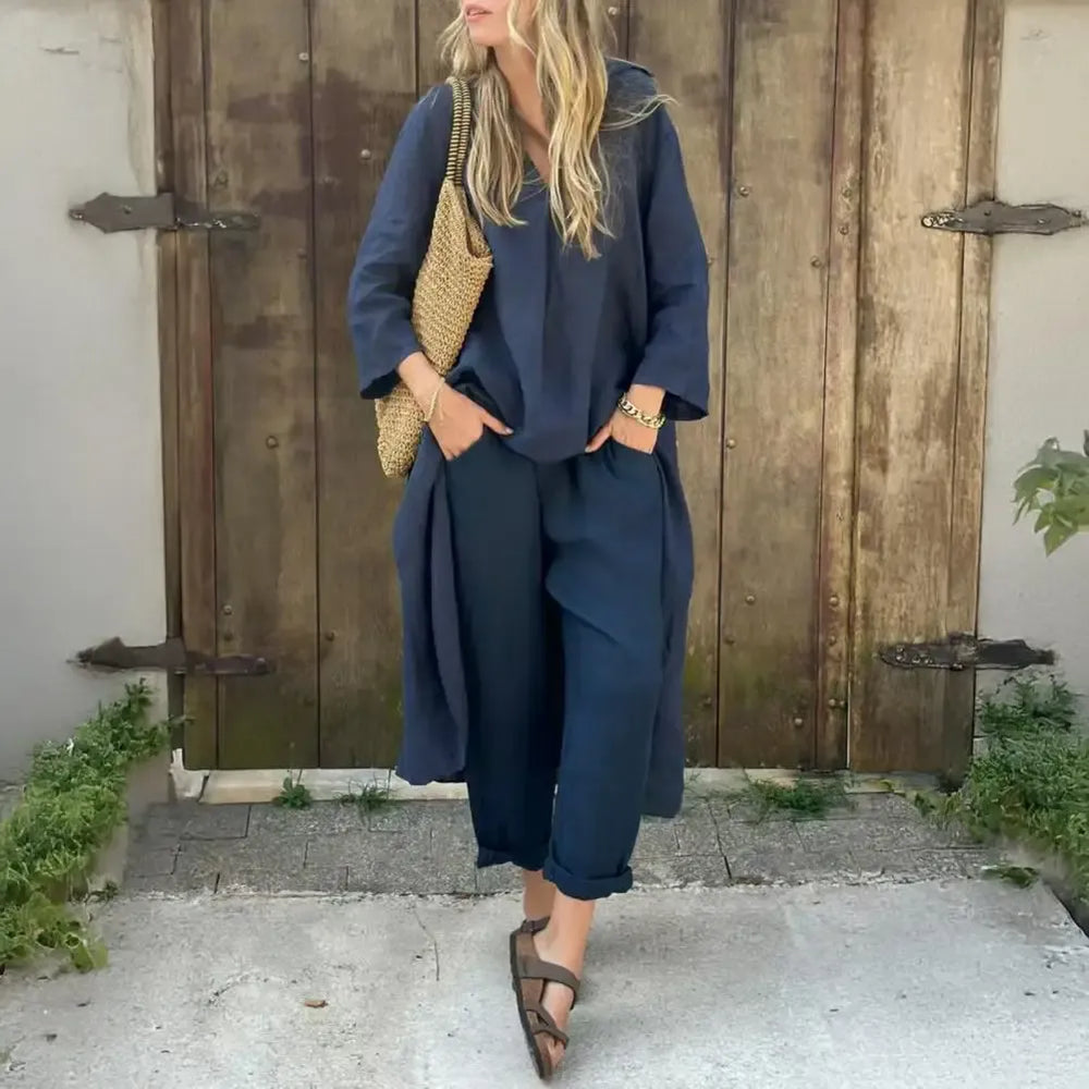 Nicole | Completo Elegante con Tunica e Pantaloni