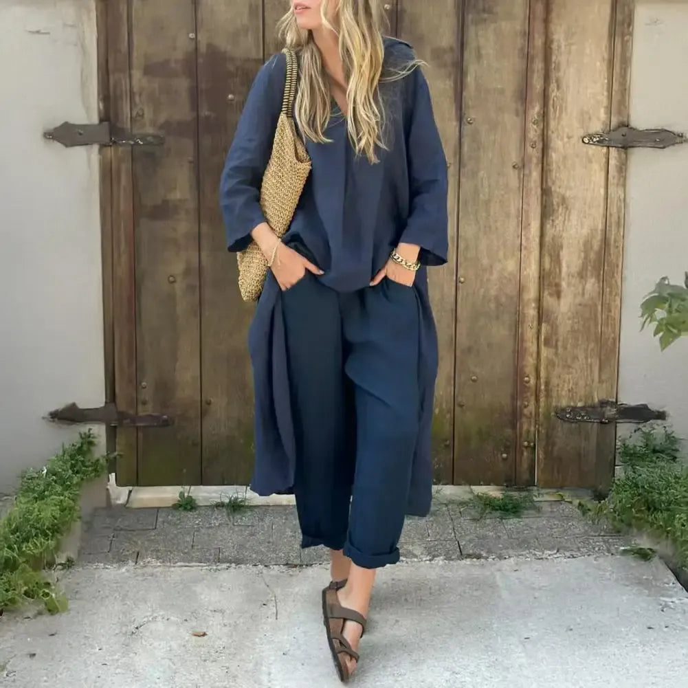 Nicole | Completo Elegante con Tunica e Pantaloni