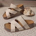 Valentine | Sandali Platform con Fasce Incrociate