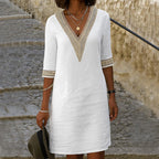 Giuseppina | Abito Midi con Scollo a V
